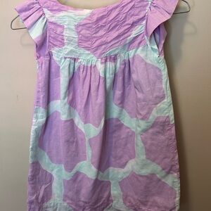 Purple and Mint Patterned Dress